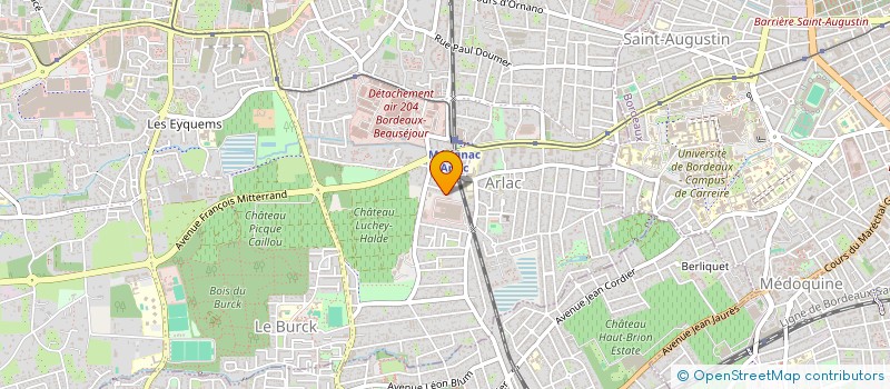 localisation de l'entreprise AOC SOLUTIONS RH  MERIGNAC