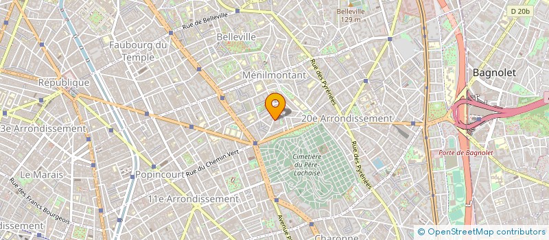 localisation de l'entreprise AOCSA LA 20 EME CHAISE à PARIS