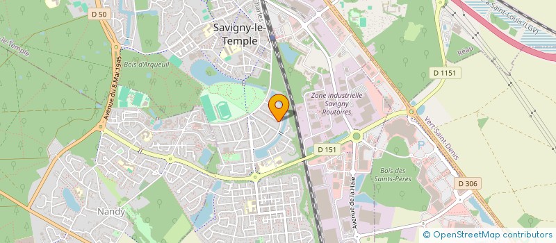 localisation de l'entreprise AOD & FAMILY PARTNERS  SAVIGNY-LE-TEMPLE