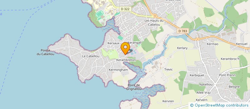 localisation de l'entreprise AODEL  CONCARNEAU