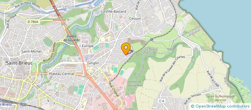 localisation de l'entreprise AODOU AN ARVOR à SAINT-BRIEUC