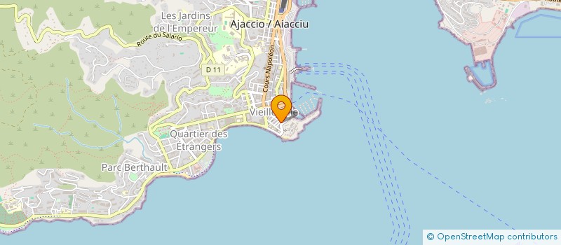 localisation de l'entreprise AOE à AJACCIO