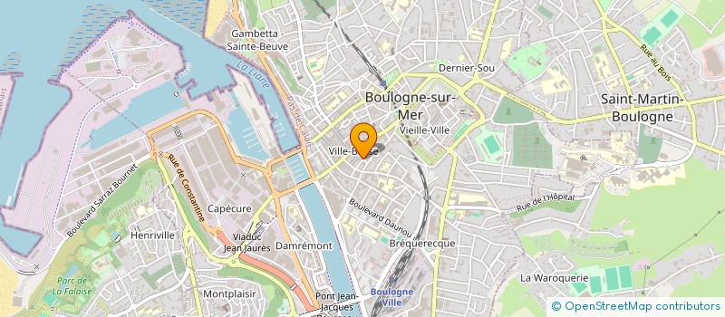 localisation de l'entreprise AOEC à BOULOGNE-SUR-MER