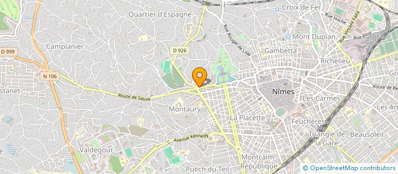 localisation de l'entreprise AOG SERVICES à NIMES