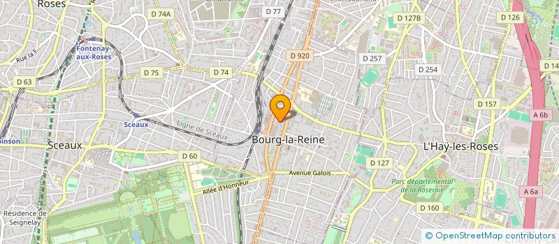 localisation de l'entreprise AOKAS à BOURG-LA-REINE