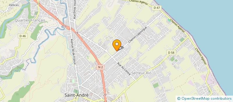 localisation de l'entreprise AOLYZ à SAINT-ANDRE