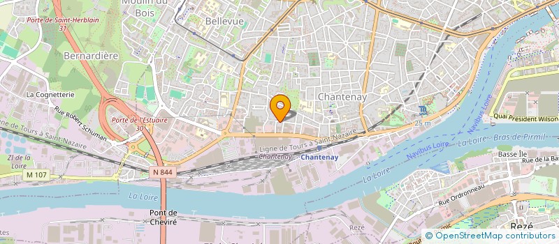 localisation de l'entreprise AOM DISTRIBUTION à NANTES