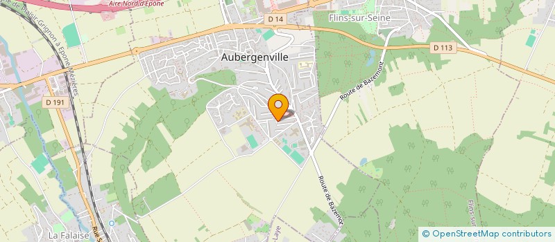 localisation de l'entreprise AOM FORMATION  AUBERGENVILLE