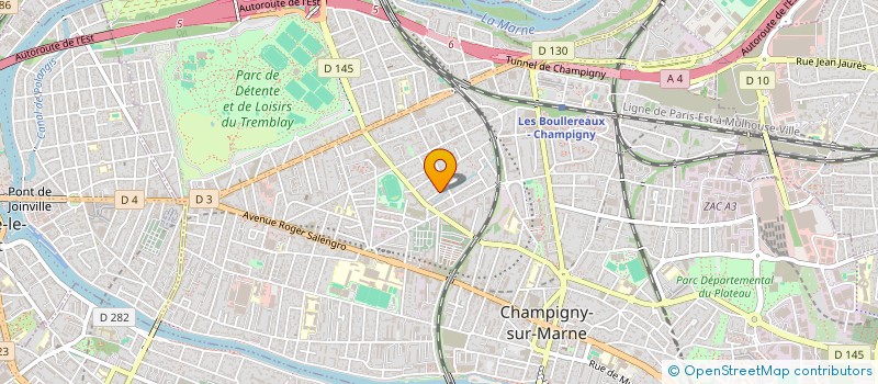 localisation de l'entreprise AOM PATRIMOINE à CHAMPIGNY-SUR-MARNE