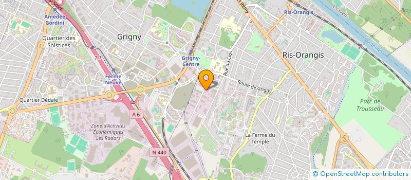 localisation de l'entreprise AOM RIS à RIS-ORANGIS