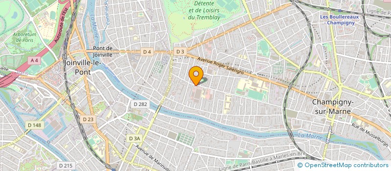 localisation de l'entreprise AOMBA à CHAMPIGNY-SUR-MARNE