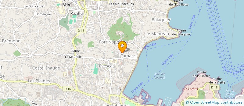 localisation de l'entreprise AONA à LA SEYNE-SUR-MER