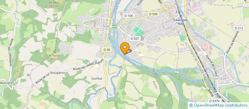 localisation de l'entreprise AONO SERVICES  NAY