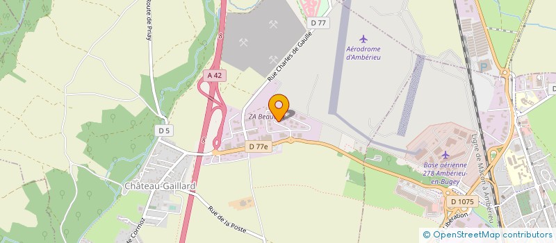 localisation de l'entreprise AOP INTERNATIONAL à OZAN