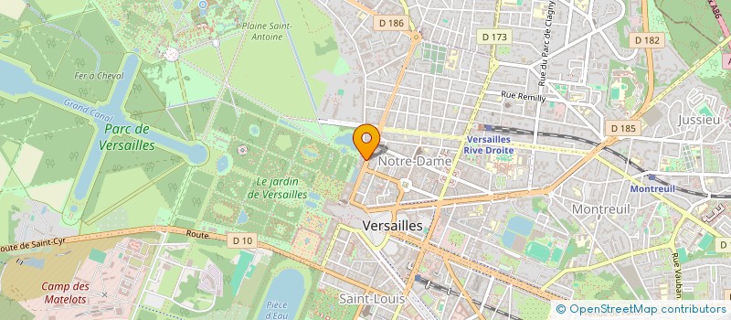 localisation de l'entreprise AOPA CONSULTING TECHNOLOGY à VERSAILLES
