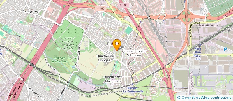 localisation de l'entreprise AOPM FORMATION à RUNGIS