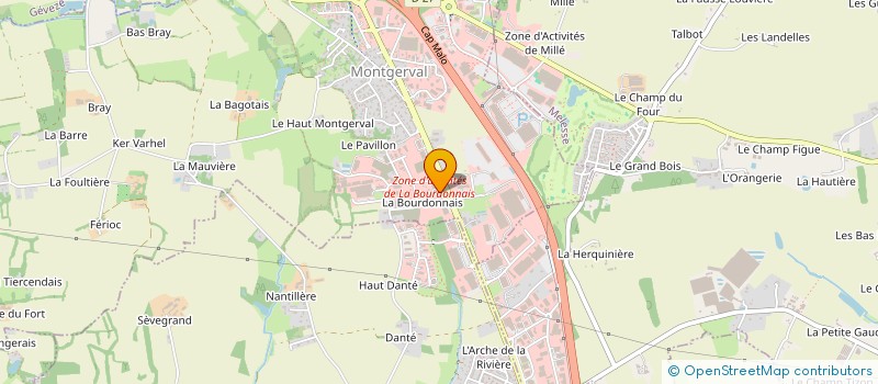 localisation de l'entreprise AOQBDF  LA MEZIERE