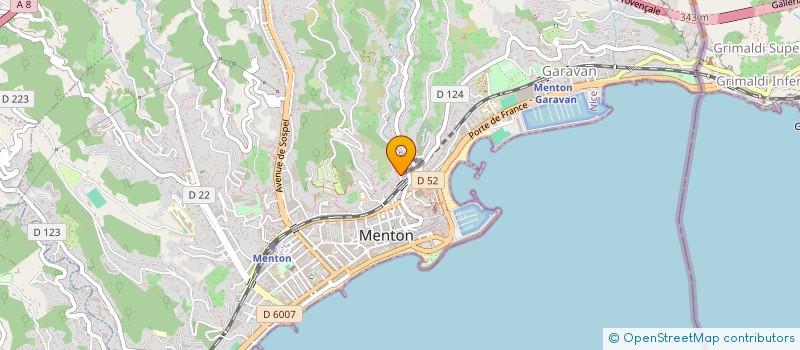 localisation de l'entreprise AORA à MENTON
