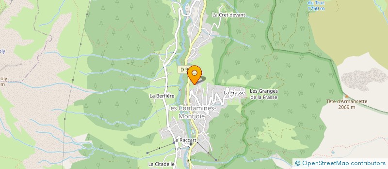 localisation de l'entreprise AORAKI  LES CONTAMINES-MONTJOIE