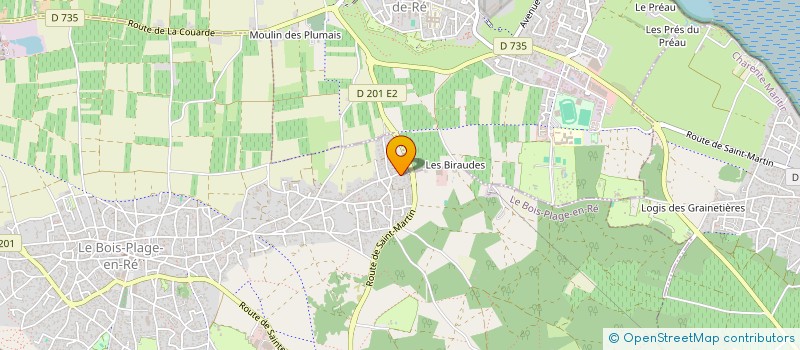 localisation de l'entreprise AORE à LA FLOTTE