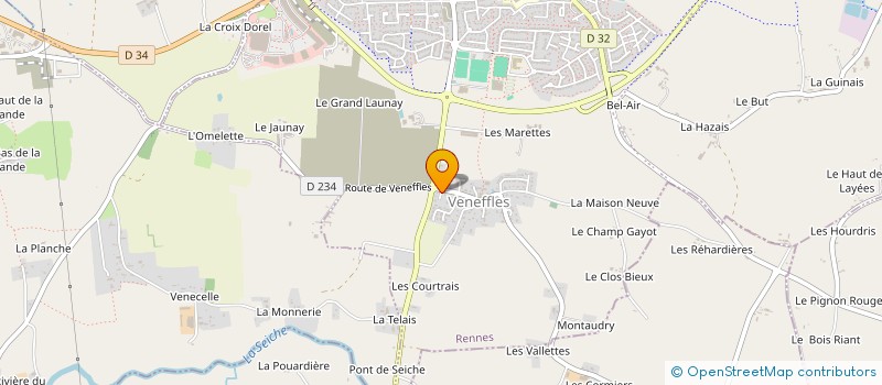localisation de l'entreprise AORENDA  CHATEAUGIRON