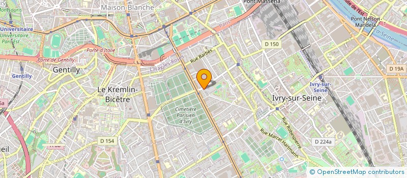 localisation de l'entreprise AOS à IVRY-SUR-SEINE
