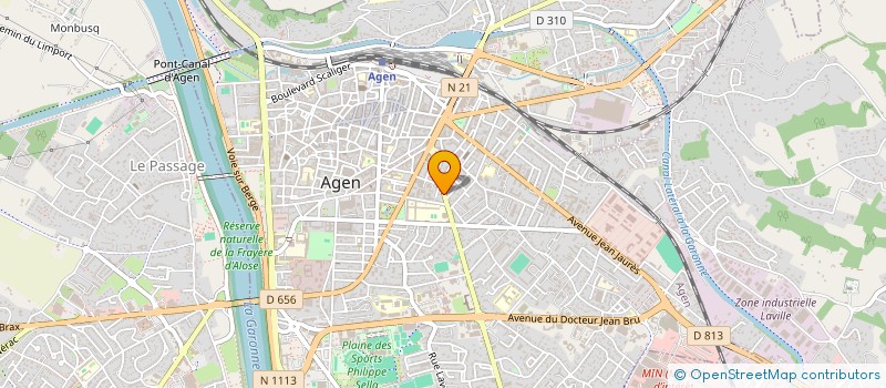 localisation de l'entreprise AOS AGEN à AGEN
