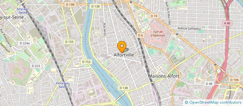 localisation de l'entreprise AOS PRESSING à ALFORTVILLE