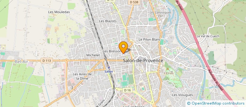 localisation de l'entreprise AOS PROVENCE à SALON-DE-PROVENCE