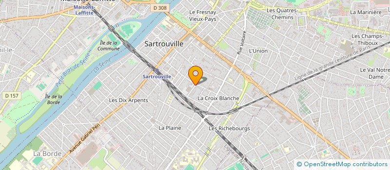 localisation de l'entreprise AOSG  SARTROUVILLE