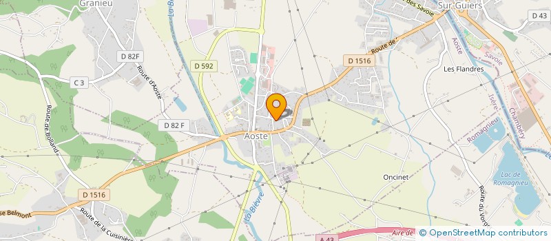 localisation de l'entreprise AOSTE FITNESS MUSCULATION  AOSTE