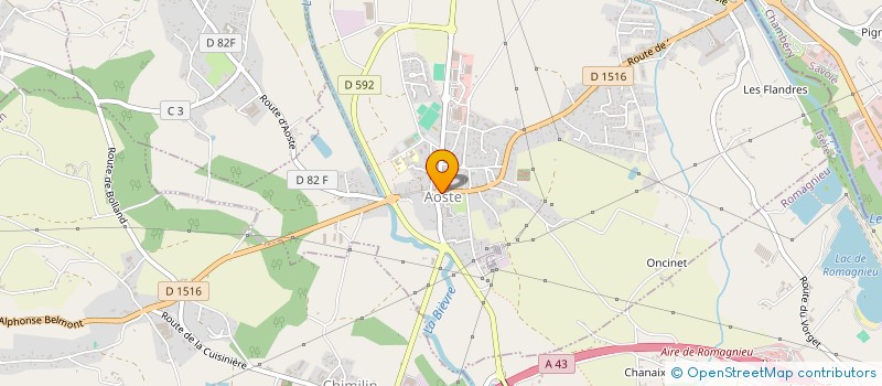 localisation de l'entreprise AOSTE SHOP à AOSTE