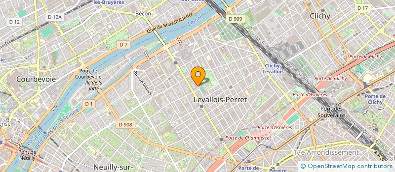 localisation de l'entreprise AOT EXPRESS à LEVALLOIS-PERRET
