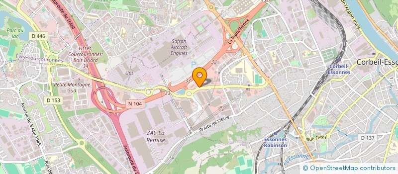 localisation de l'entreprise AOTAI ELECTRIC FRANCE à CORBEIL-ESSONNES