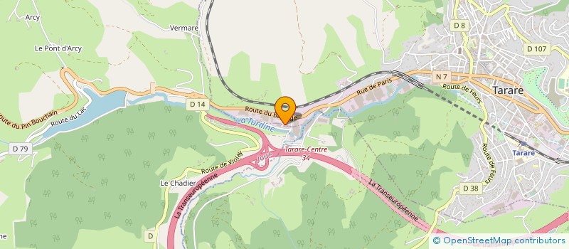 localisation de l'entreprise AOTECH  TARARE