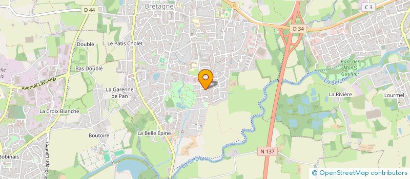 localisation de l'entreprise AOU FRANCE  CHARTRES-DE-BRETAGNE