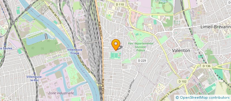 localisation de l'entreprise AOUANE MEHANNI MENUISERIE  VILLENEUVE-SAINT-GEORGES