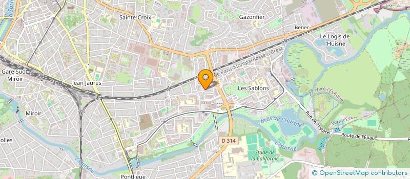 localisation de l'entreprise AOUD TRANSPORT  LE MANS