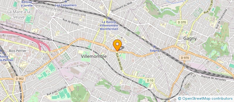 localisation de l'entreprise AOUIMER IMMOBILIER à VILLEMOMBLE