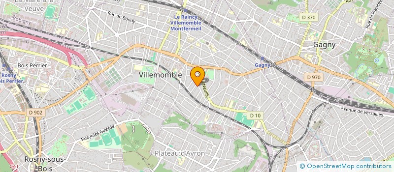 localisation de l'entreprise AOUIMER MSP VILLEMONBLE à VILLEMOMBLE