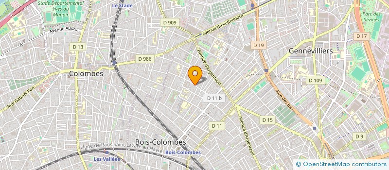 localisation de l'entreprise AOUINA BAT à BOIS COLOMBES