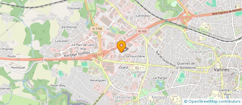 localisation de l'entreprise AOUR à VANNES