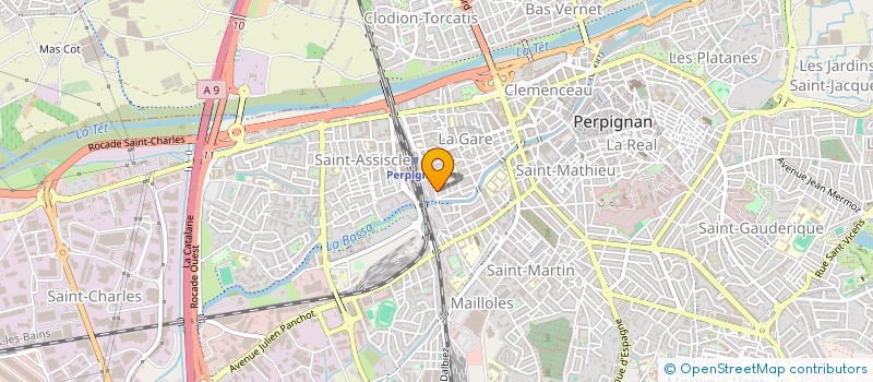 localisation de l'entreprise AOURARH LAFON STOLS  PERPIGNAN