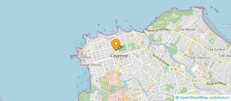 localisation de l'entreprise AOUROU  CAYENNE