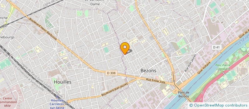 localisation de l'entreprise AOUSTIN à BEZONS