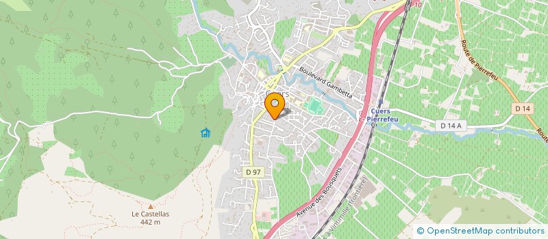 localisation de l'entreprise AOUT 44  BRIGNOLES