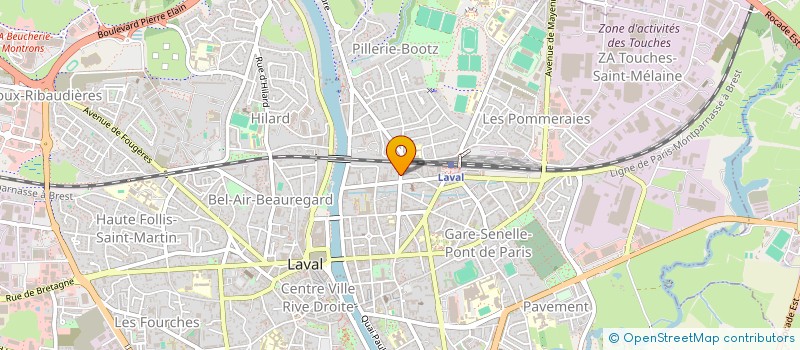 localisation de l'entreprise AOUT à LAVAL