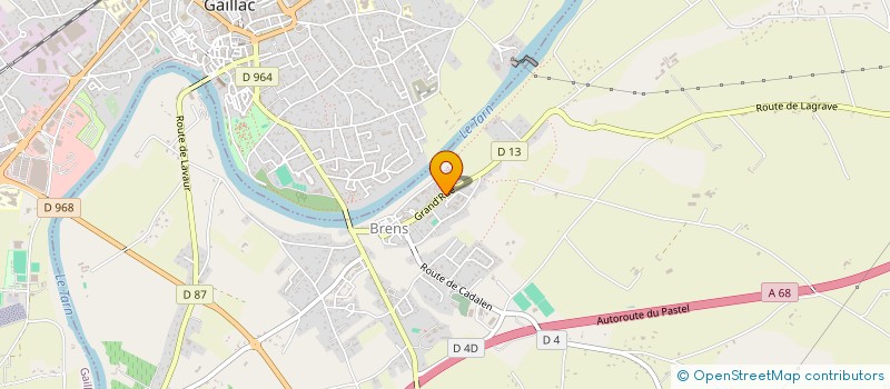 localisation de l'entreprise AOVPM  BRENS