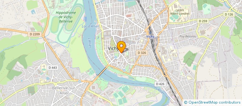 localisation de l'entreprise AOW CONSULTING  VICHY