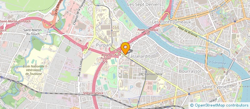 localisation de l'entreprise AOZAI  TOULOUSE